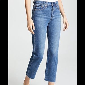 Levi’s straight wedgie fit cropped 31